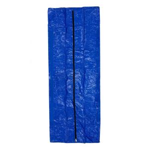 Body bag, APM, adult bag (94 × 36), CF polyethylene, center zip, blue, case of 10