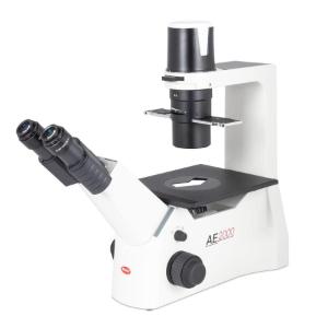 Motic AE2000 binocular inverted microscope LED basic package front