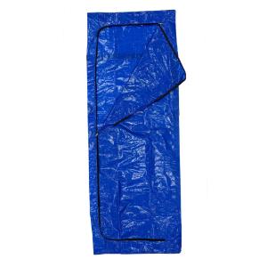 Body bag, APM, adult bag (94 × 36), CF polyethylene, envelope zip, blue, case of 10