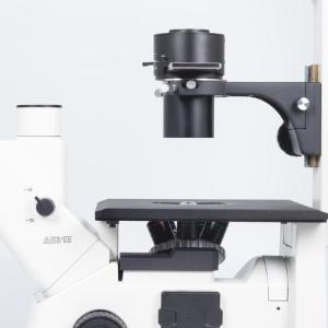 Motic AE31E LED trinocular inverted microscope side