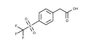 4-(Trifluoromethylsulfony)phenylacetic acid ≥98%