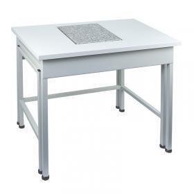 Powder-coated steel anti-vibration table