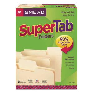 Smead® SuperTab® Top Tab File Folders