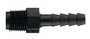 Masterflex® Adapter Fittings, Hose Barb to Male NPT Threaded, Straight, HDPE, Avantor®