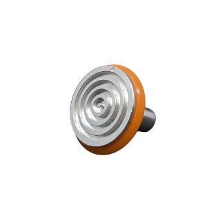 Specimen chuck, circular, for Leica, TBS and tanner cryostats, 25 mm, orange