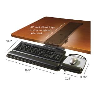 3M™ Easy Adjust Keyboard Tray with Removable Mouse Tray