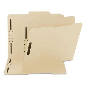 Smead folder, 2 fasteners, letter, manila, 50/box