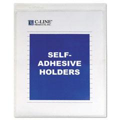 C-Line® Self-Adhesive Vinyl Shop Ticket Holder, Essendant