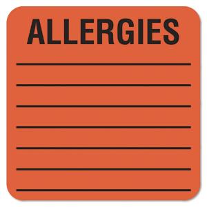 Allergy Warning Labels, Tabbies