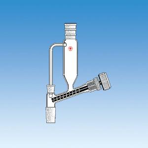 24/40 Powder Dispensing Funnel, Auger Style with 14/20 Cleaning Port, Ace Glass Incorporated