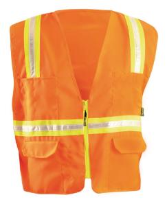 OccuNomix Two-Tone Surveyor Style Non-Compliant Vest, OccuNomix
