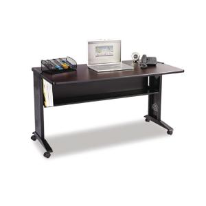 Safco® Mobile Computer Desk with Reversible Top