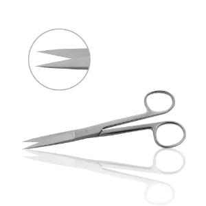 Scissors, dissection, sharp or sharp, straight