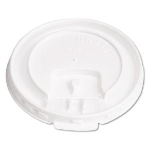 SOLO® Cup Company Lift Back and Lock Tab Cup Lids For Trophy® Insulated Thin-Wall Foam Hot/Cold Cups, Essendant