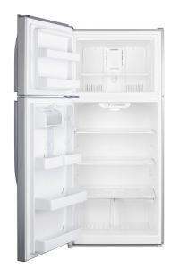 CTR18PLLHD Full-sized refrigerator-freezer with LHD door swing