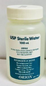 Steril Water USP 100 ml