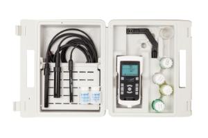 Handheld meter MU 6100 H S2 kit, with pH electrode, conductivity and oxygen probes