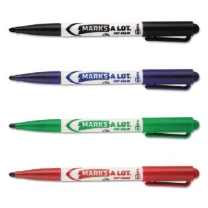Marks-A-Lot® Pen Style Dry Erase Markers