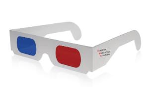 3D Stereo Glasses, Red-Cyan and Red-Blue