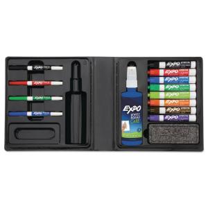 EXPO® Low-Odor Dry Erase Marker, Eraser and Cleaner Kit, Essendant