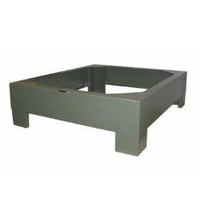 Slide storage cabinet base with legs