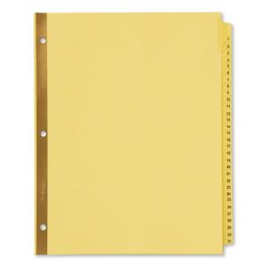 Avery reinforced laminated tab dividers, 31/set