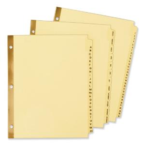 Avery reinforced laminated tab dividers, 31/set