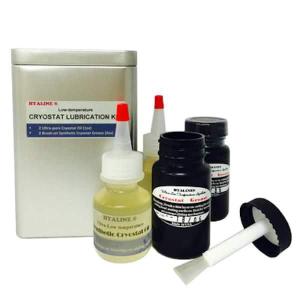 Lubrication kit for cryostats and microtomes, includes cryostat oil and grease