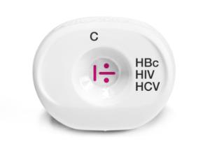 Miriad Rapid HBc/HIV/HCV Antibody Test, LAB+ Format, MedMira