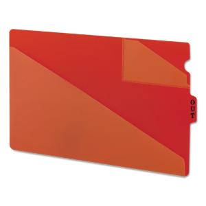 Smead® Poly Outguides with Diagonal-Cut Pockets