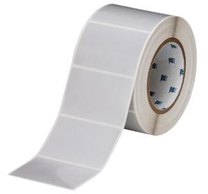 Rubber adhesive labels, matte silver