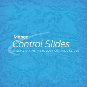 Control slides, special stains