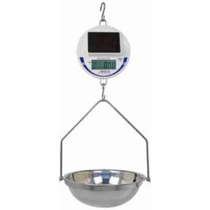 Solar powered hanging scale
