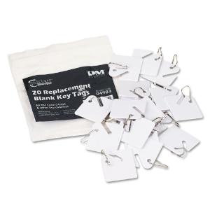 Replacement Slotted Key Cabinet Tags, Securit