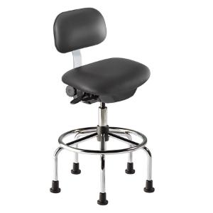 BioFit bridgeport series ISO 3 cleanroom chair, high seat height range
