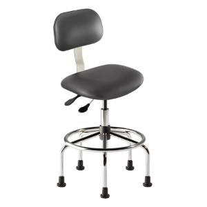 BioFit bridgeport series ISO 5 cleanroom chair, high seat height range