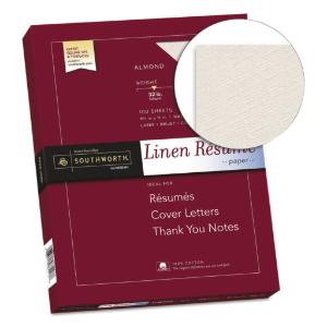 Southworth® 100% Cotton Premium Weight Linen Résumé Paper