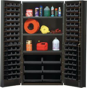 All-Welded Bin Steel Cabinets, Quantum® Storage System
