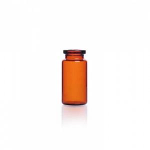 Amber glass serum vial