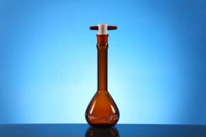 Volumetric Flask, with Penny Head Glass Stopper