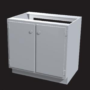 polyproLABS® Sink Base Cabinets, Air Control