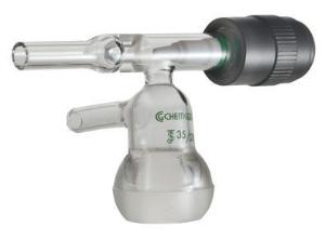 Flow Control Adapters with Spherical Joints, Chemglass