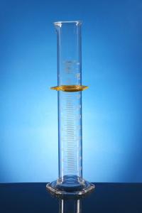 VWR® Measuring Cylinder, Hexagonal Base, TC, with Spout, Class A, Serialized