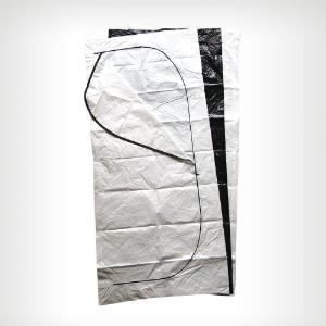 Body bag, envelope zipper, cp heavy duty (1000lbs), polyethylene w or  reinforced nylon - be165