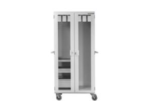 2Bay large storage cart with cath managers