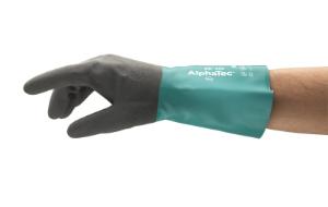 AlphaTec 58-430 Nitrile Gloves with Grip Coating Ansell