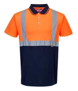 High Visibility Two-Tone Polo Shirts, S479