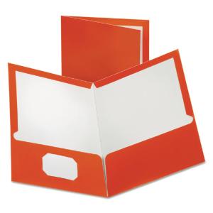 Oxford® Metallic Two-Pocket Folders