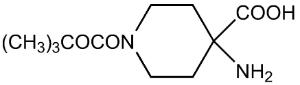 4-Amino-1-boc-piperidine-4-carboxylic acid 98%