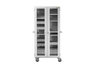 2Bay large storage cart with  center column with trays